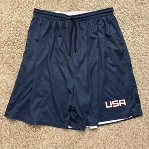 Protime Sports Passport Basketball USA Shorts Reversible
